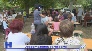 Híradó: Jószomszédok parki parti