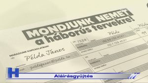 Híradó: Aláírásgyűjtés
