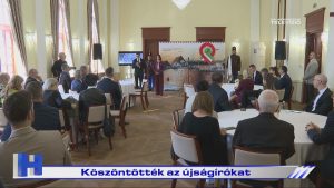 Híradó: Köszöntötték az újságírókat