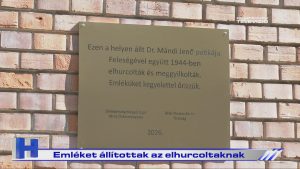 Híradó: Emléket állítottak az elhurcoltaknak