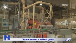 Híradó: Újra termel a tófeji gyár