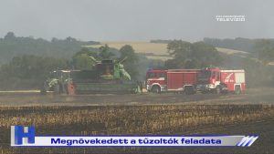 Híradó: Megnövekedett a tűzoltók feladata