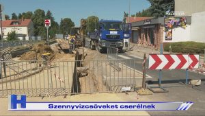 Híradó: Szennyvízcsöveket cserélnek