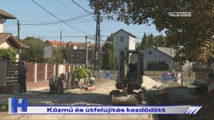 Híradó: Közmű és útfelújítás kezdődött