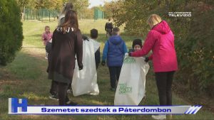 Híradó: Szemetet szedtek a Páterdombon