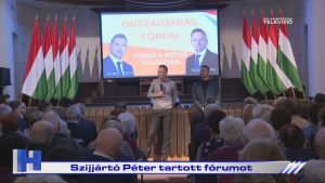 Híradó: Választás 2026 - Szijjártó Péter tartott fórumot