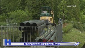Híradó: Gázvezetéket cserélnek