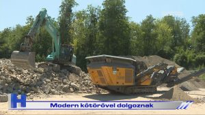 Híradó: Modern kőtörővel dolgoznak