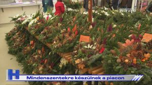 Híradó: Mindenszentekre készülnek a piacon