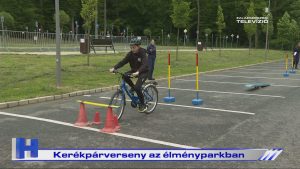 Híradó: Kerékpárverseny az élményparkban