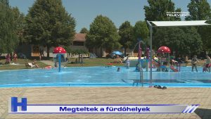 Híradó: Megteltek a fürdőhelyek
