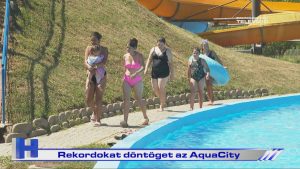 Híradó: Rekordokat döntöget az AquaCity