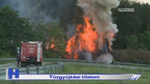 Híradó: Tűzgyújtási tilalom