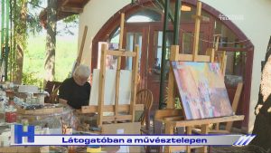 Híradó: Látogatóban a művésztelepen