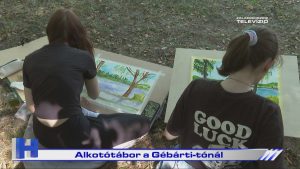 Híradó: Alkotótábor a Gébárti-tónál